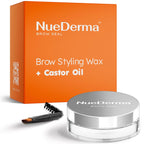 NueDerma – Brow Seal with Castor Oil, Clear Eyebrow Gel – 1 oz