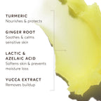 True Botanicals Ginger Turmeric Cleansing Balm | Natural Hydrating Facial Cleanser + Makeup Remover | 3.4 fl oz