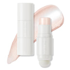 Double-Ended Clear Highlighter Stick, Shimmer Glow Natural Dewy Face Highlighter Glass Skin Stick