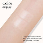 Double-Ended Clear Highlighter Stick, Shimmer Glow Natural Dewy Face Highlighter Glass Skin Stick