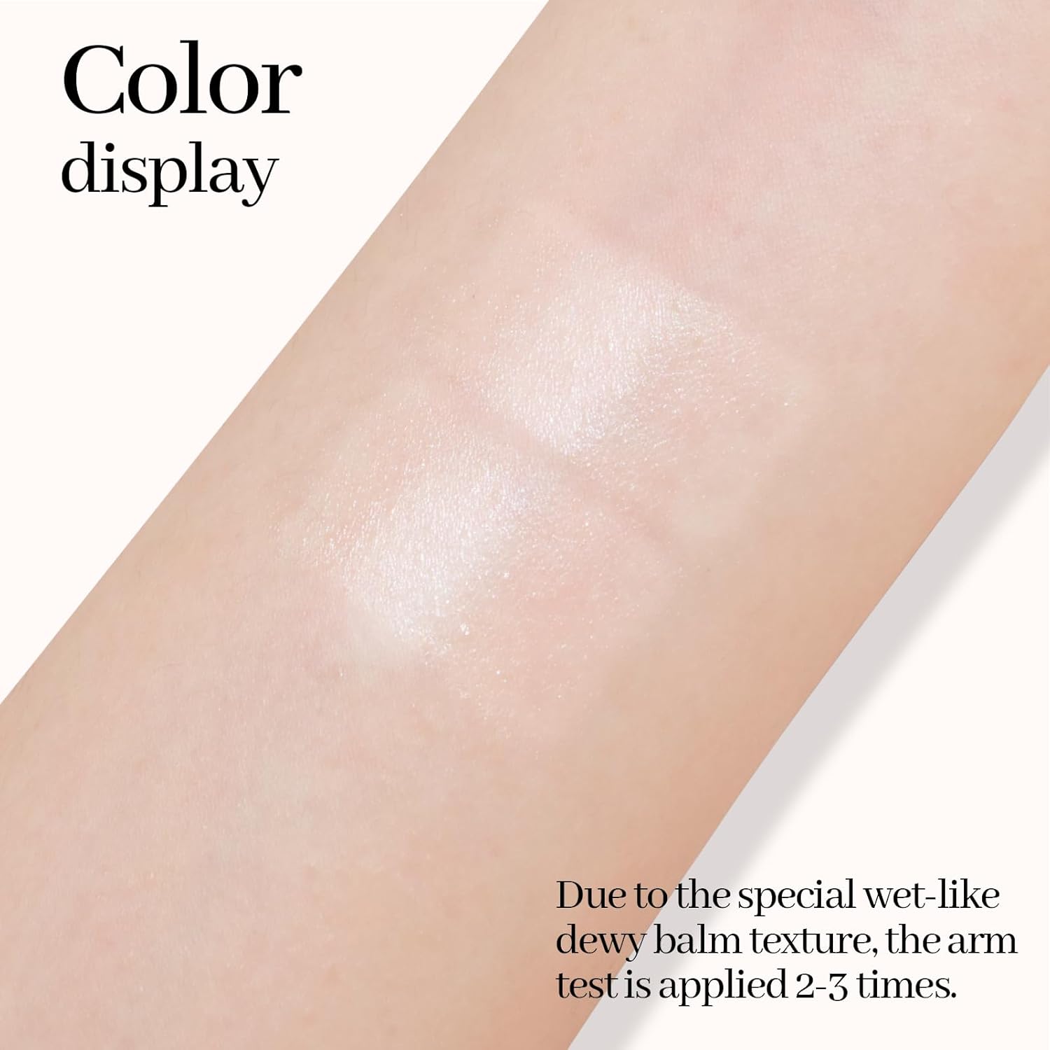 Double-Ended Clear Highlighter Stick, Shimmer Glow Natural Dewy Face Highlighter Glass Skin Stick