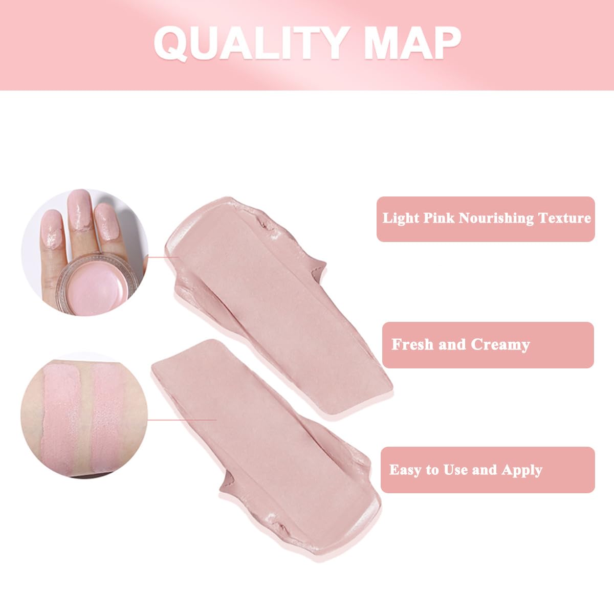 Under Eye Brightener, Concealer Full Coverage for Dark Circles – Light Pink (1 PC)