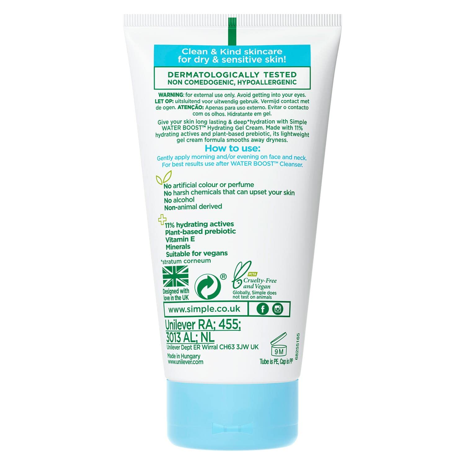 Simple Water Boost Hydrating Gel Cream – 1.7 oz